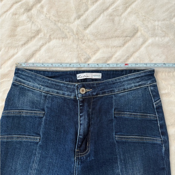 KanCan Dark Blue Flare Jeans - Picture 3 of 7